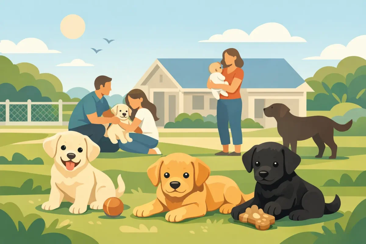 Family Raised Labrador Puppies for Sale