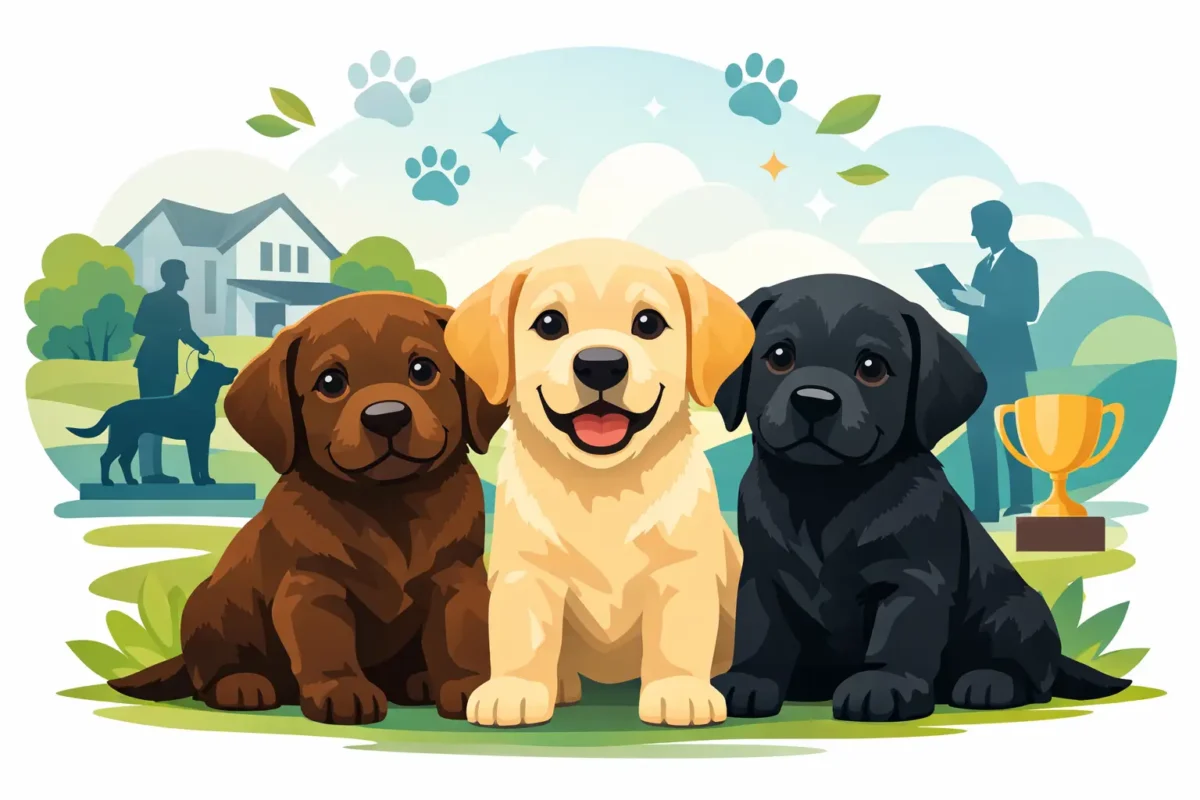 Show Quality Labrador Puppies for Sale