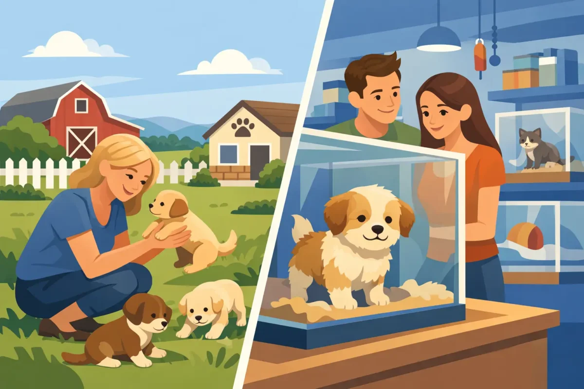 Breeder vs Pet Store Puppy: Which Is Right?