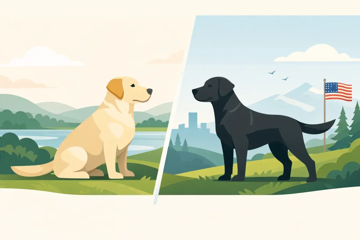 English vs American Labrador Differences